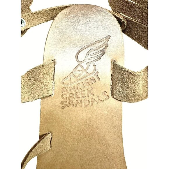 Ancient Greek Sandals Winged Leather Sandals- LT3111 - Picture 4 of 5